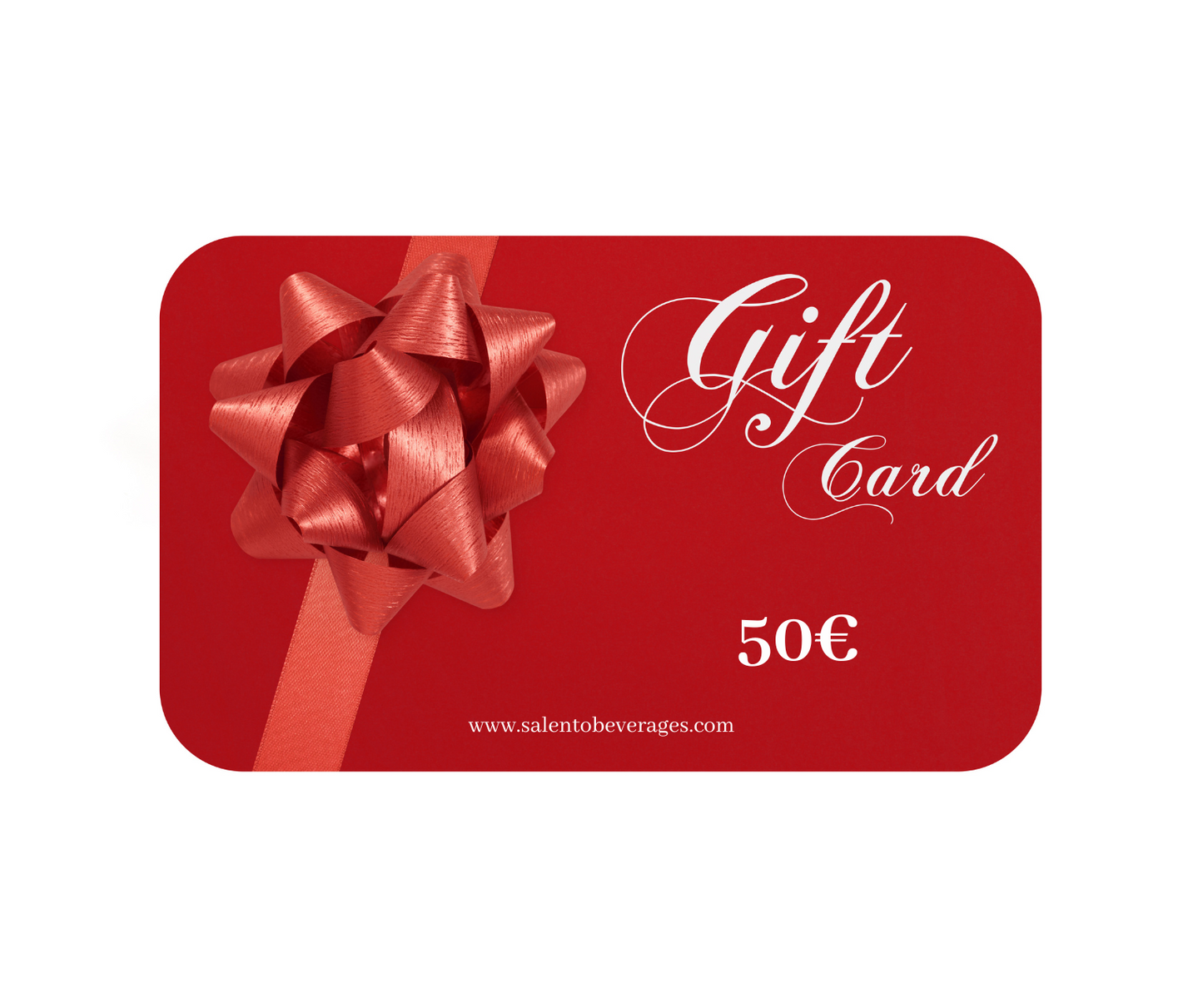 Personalisierte Geschenkkarten Salento beverages