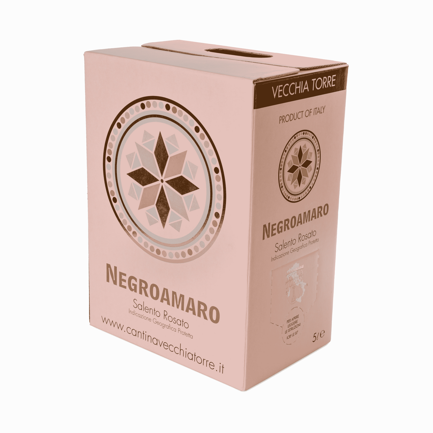 Vecchia torre bag in box 5 liters rosé Negroamaro IGP Salento