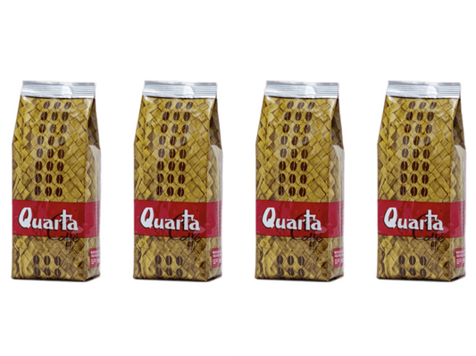 Quarta coffee 4 paquets de grains de café, chaque paquet de 500 grammes