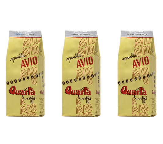 Quarta caffè 3 paquets de grains Avio oro, chaque paquet 500 gr
