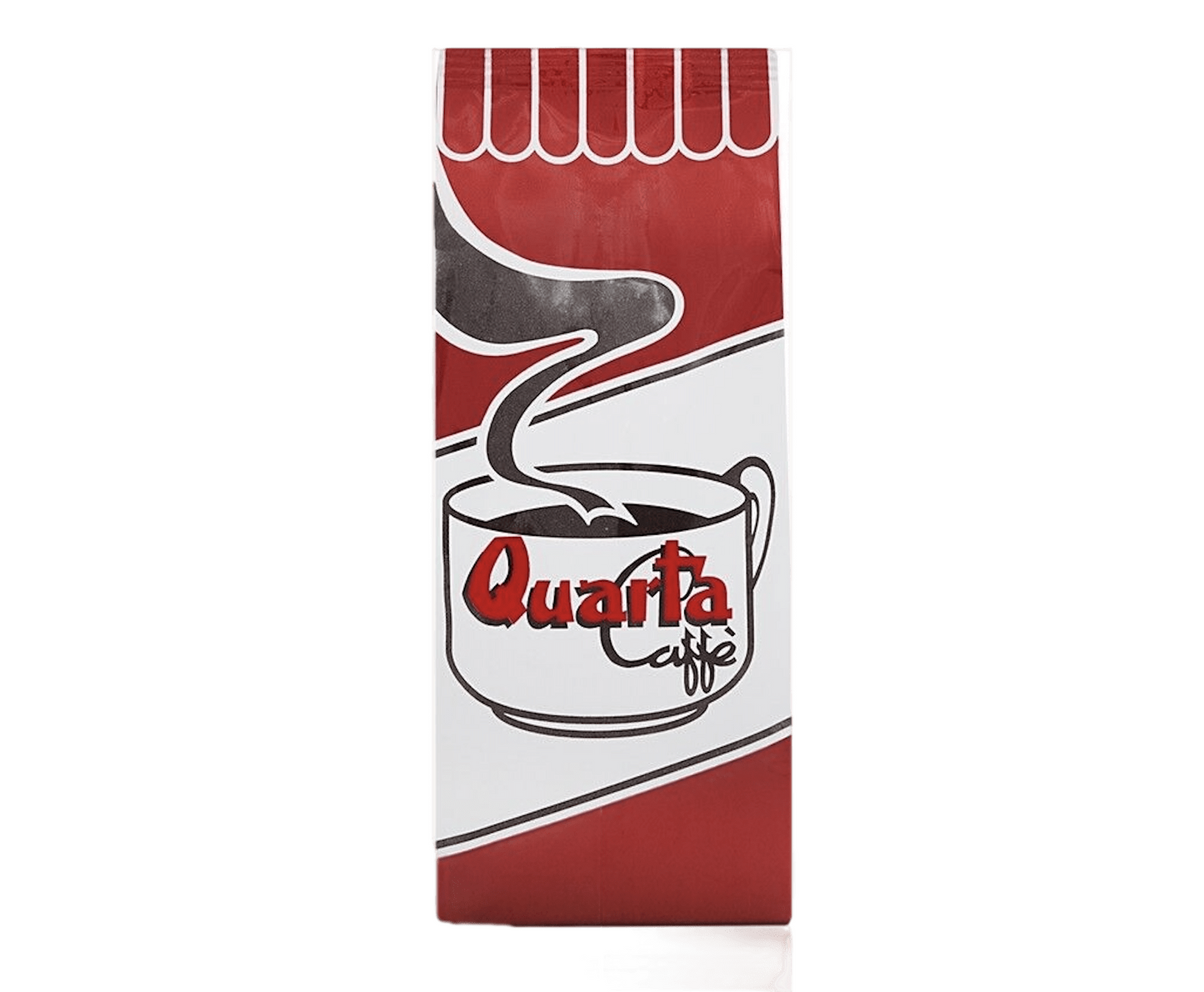 Lotto 3 confezioni Quarta caffè qualità rossa macinato, ogni confezione 500 gr