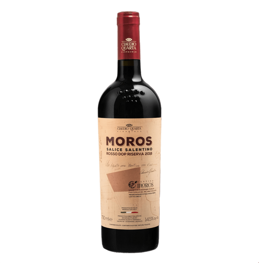 Claudio Quarta, vigneron Moros Salice Salentino DOP Riserva 2019