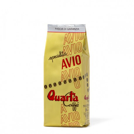 Lot de 3 paquets de grains de café Quarta Avio oro, chaque paquet de 500 gr