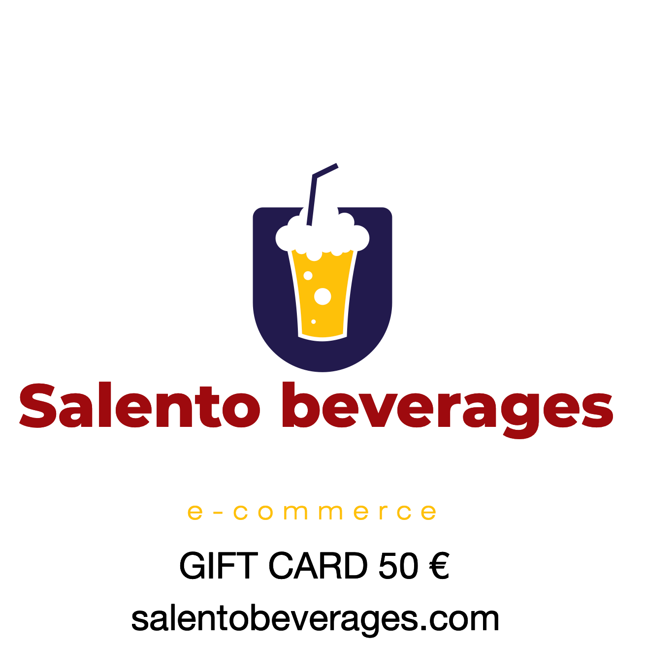 Salentobeverages.com personalized gift cards of various denominations