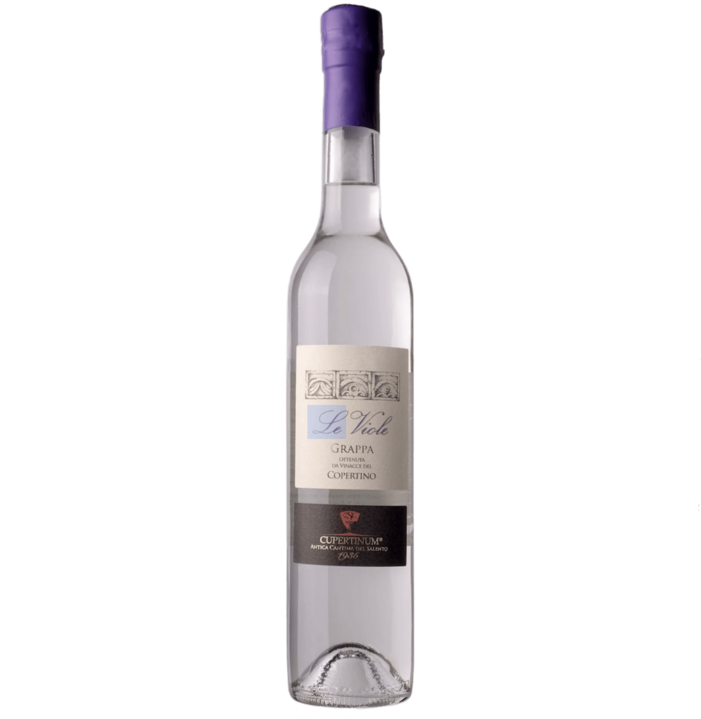 Grappa Le violette Cupertinum 50 cl
